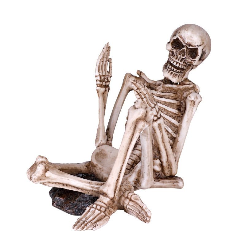 10.8&quot; Skeleton Statue - Wine Bottle Holder, SKU PG-13254, UPC 700317052098