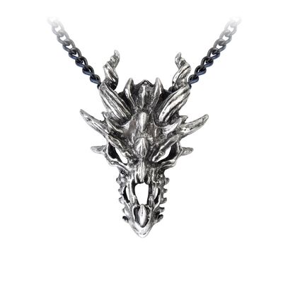 Dragon Skull Pendant, SKU AL-P625, UPC 700317059905