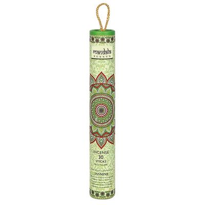 Mandala Incense Sticks with Holder - Jasmine (30 Sticks), SKU PG-14860-J, UPC 700317036081