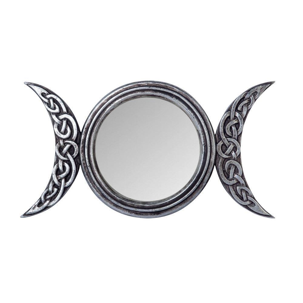8.7&quot; Triple Moon Mirror, SKU AL-V87, UPC 700317063995