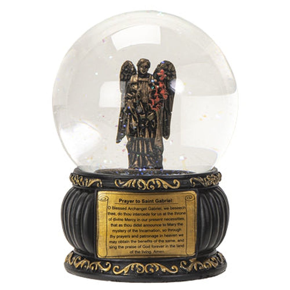4.75&quot; St. Gabriel Water Globe, SKU PG-15030, UPC 700317071259