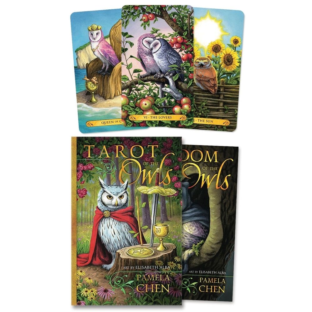 Tarot of the Owls by Pamela Chen, Elisabeth Alba, SKU LW1978, UPC 700317118732