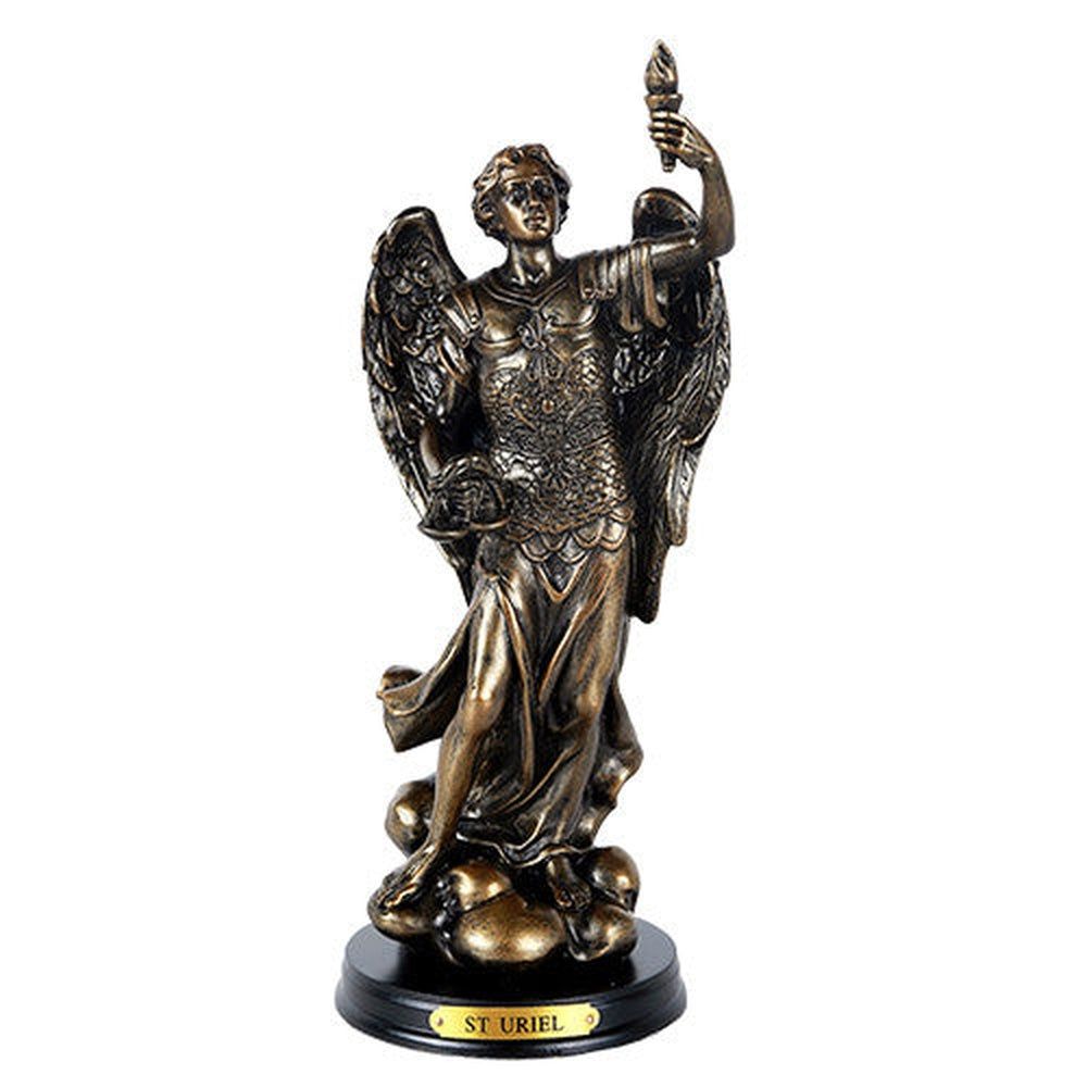 8.75&quot; Archangel Statue - Uriel, SKU PG-11477, UPC 700317109921