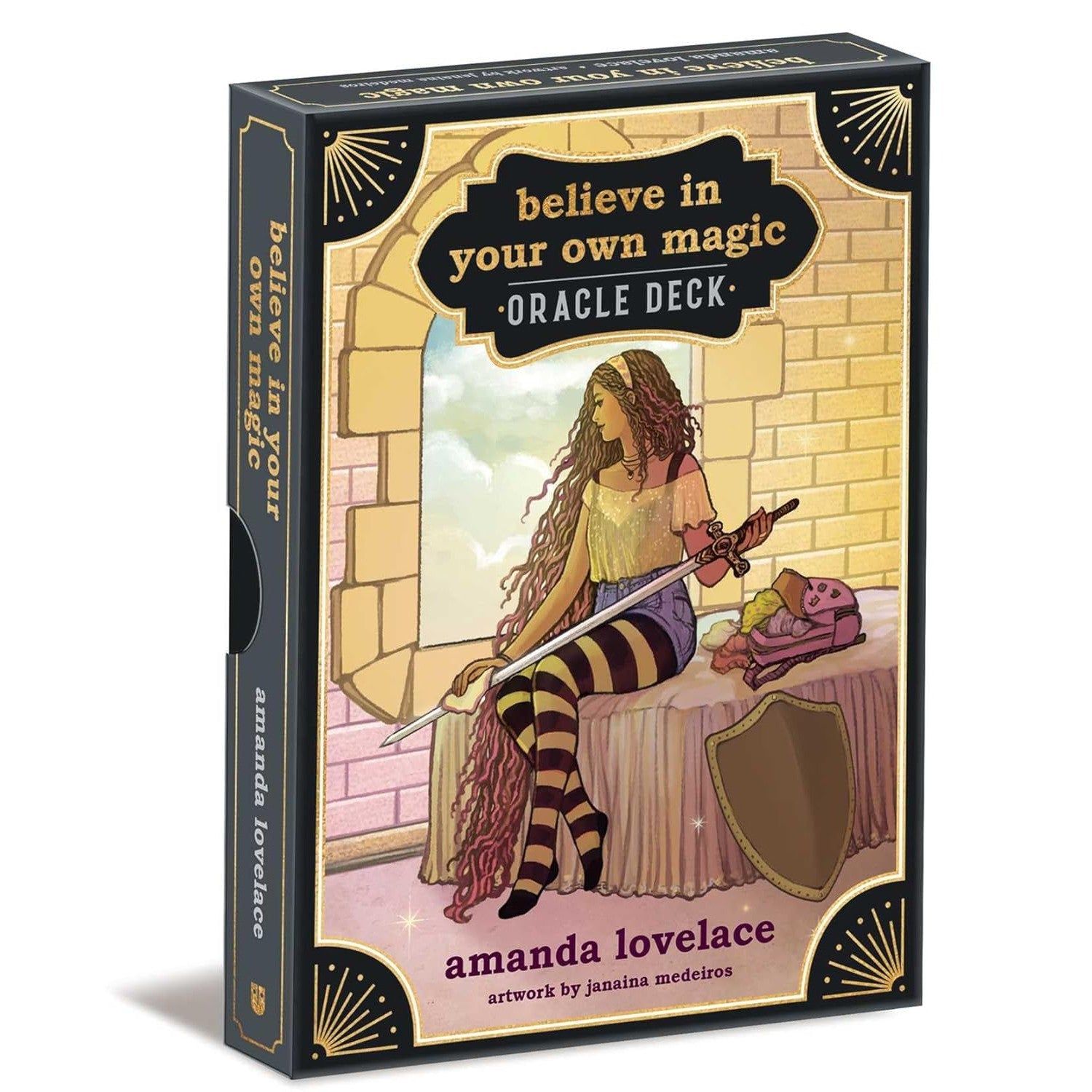 Believe in Your Own Magic Oracle by Amanda Lovelace, Janaina Medeiros, SKU BB-117, UPC 700317078319