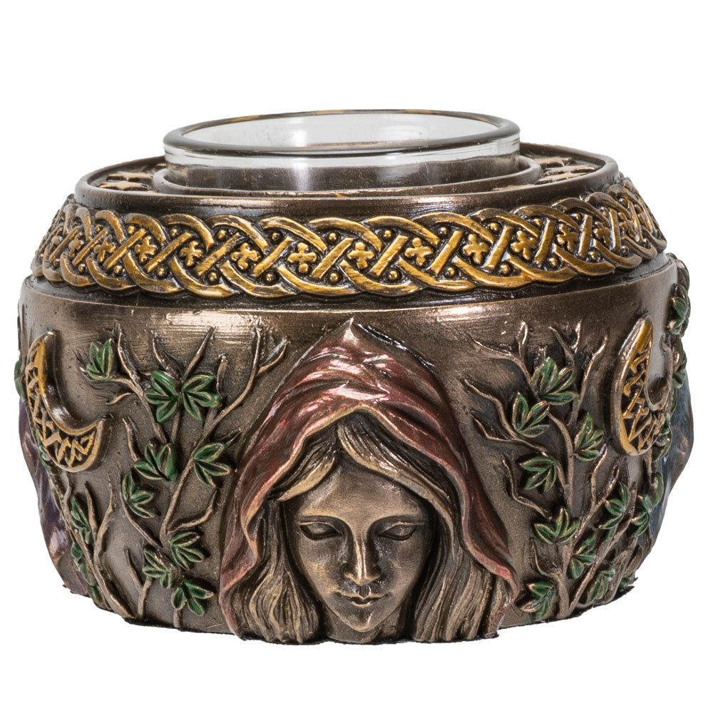 3.5&quot; Mother, Maiden, Crone Votive Candle Holder, SKU PG-13889, UPC 700317058601