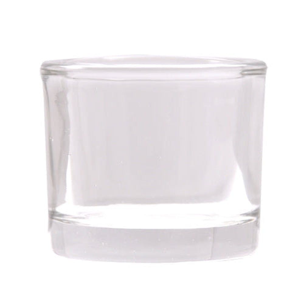 2&quot; Round Thick Glass Votive Holder, SKU CJ-AS001, UPC 700317118602