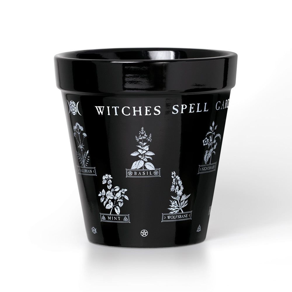 5&quot; Ceramic Planter Pot - Witches Spell Garden, SKU PG-15222, UPC 700317118190