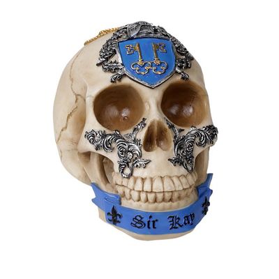 6.75&quot; Sir Kay Skull Statue, SKU PG-13676, UPC 700317072324