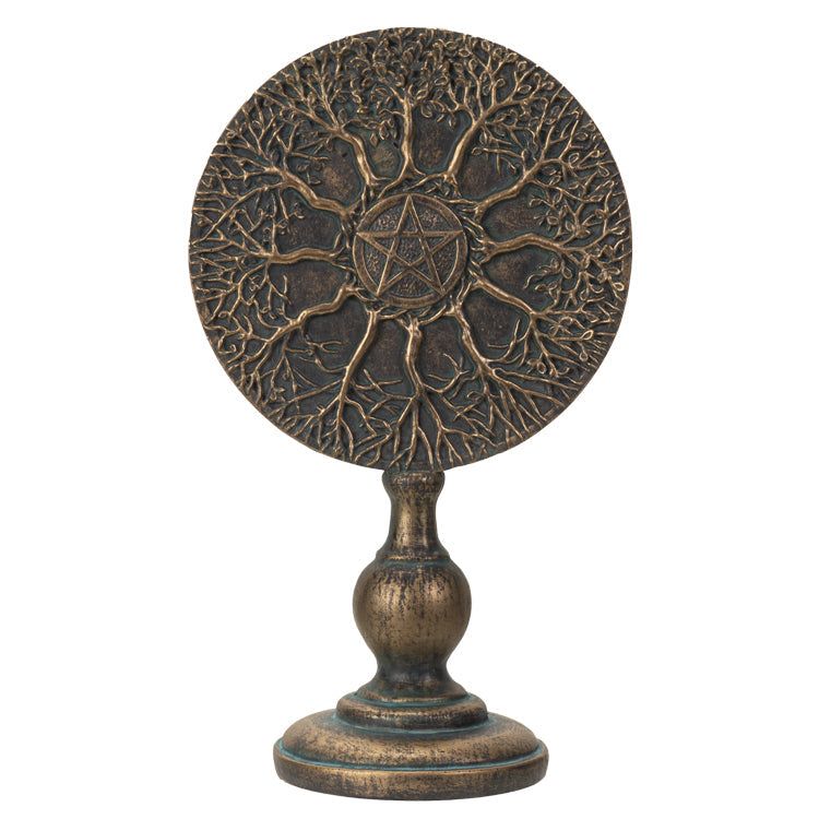 8.3&quot; Tree of Life Pentagram Stand, SKU PG-15086, UPC 700317066019