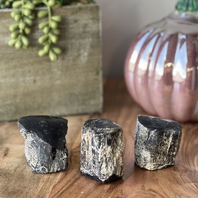 2&quot; Black Tourmaline Polished Free Shape, SKU 30123022, UPC 6016028421493