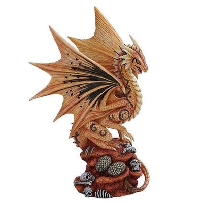 9.5&quot; Anne Stokes Dragon Statue - Desert Dragon, SKU PG-13103, UPC 700317036555
