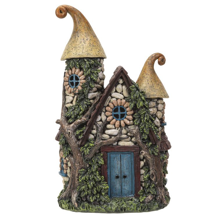 10.2&quot; Mushroom Garden Home with LED Light, SKU PG-14764, UPC 700317077978