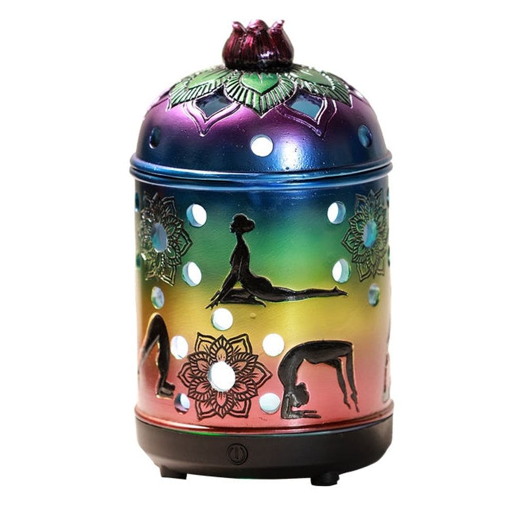 6.25&quot; Yoga Chakra Aroma Oil Diffuser, SKU PG-13444, UPC 700317119401