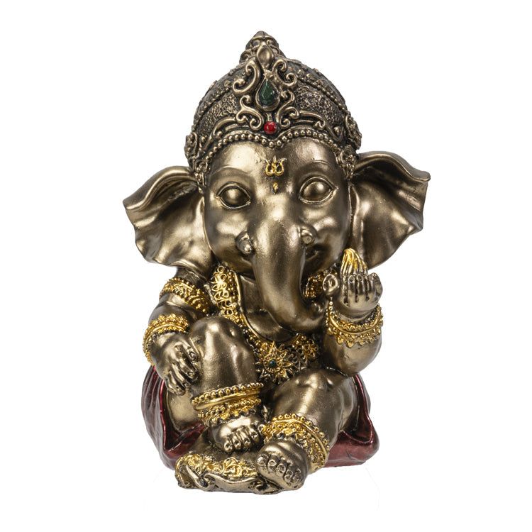 5&quot; Hindu Statue - Ganesha #1, SKU PG-14720, UPC 700317054030