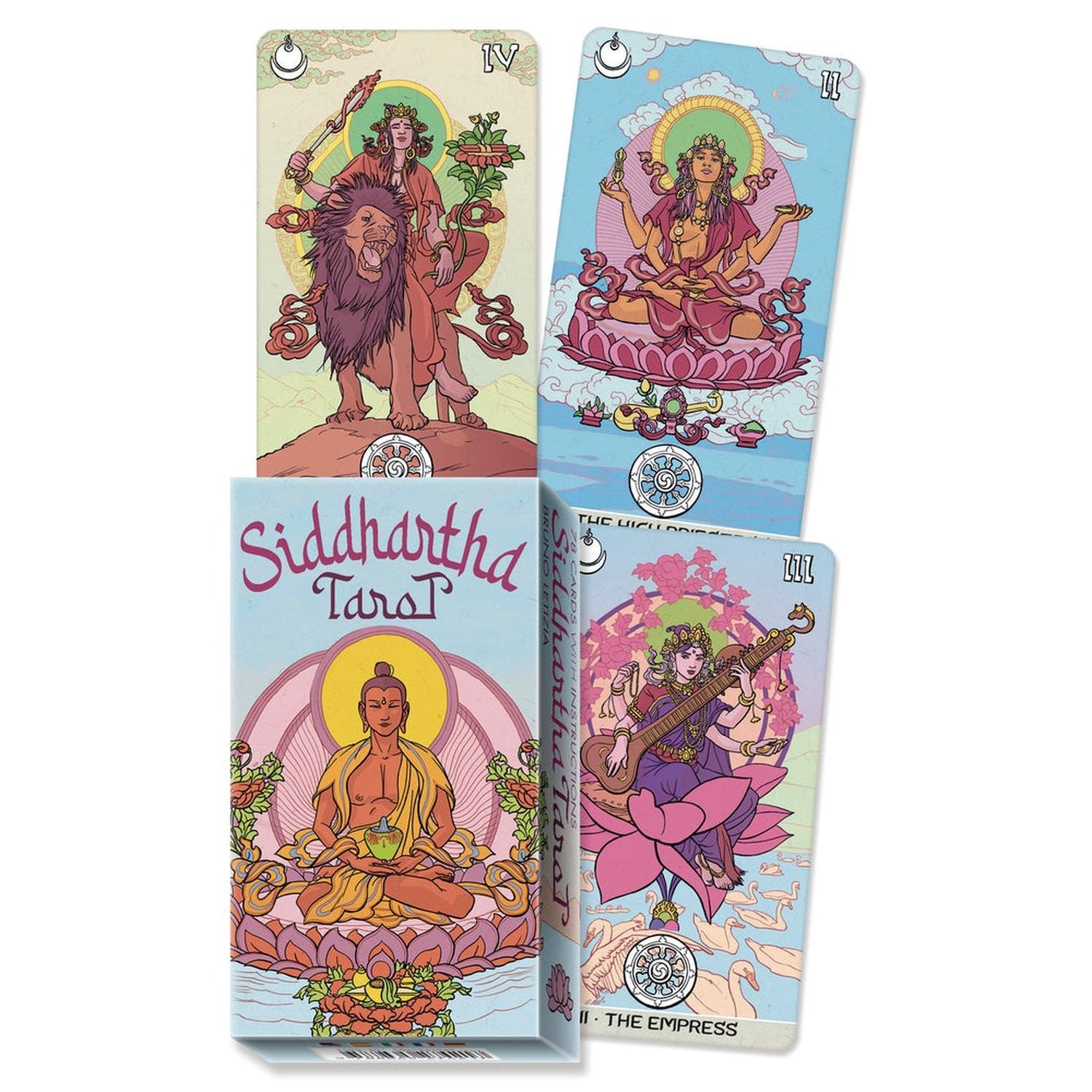 Siddhartha Tarot by Bruno Letizia, SKU LW1939, UPC 700317077299