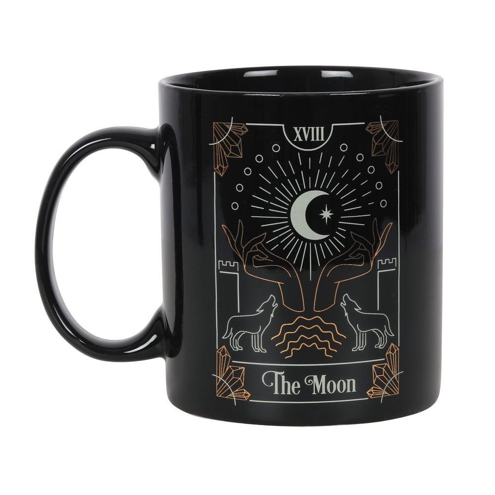 11 oz Ceramic Tarot Card Mug - The Moon, SKU PG-15000, UPC 700317071044