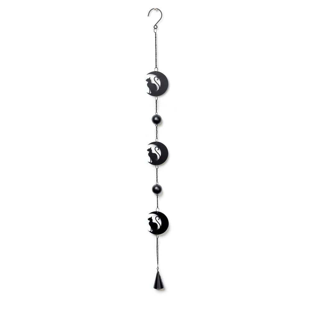 31&quot; Black Cat and Moon Hanging Decoration, SKU AL-HD9, UPC 700317064329
