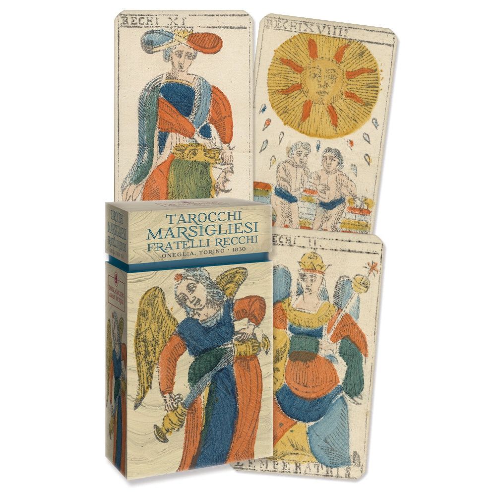 Tarocchi Marsigliesi Fratelli Recchi - Oneglia, Torino 1830 by Lo Scarabeo, SKU LW2006, UPC 7003171…