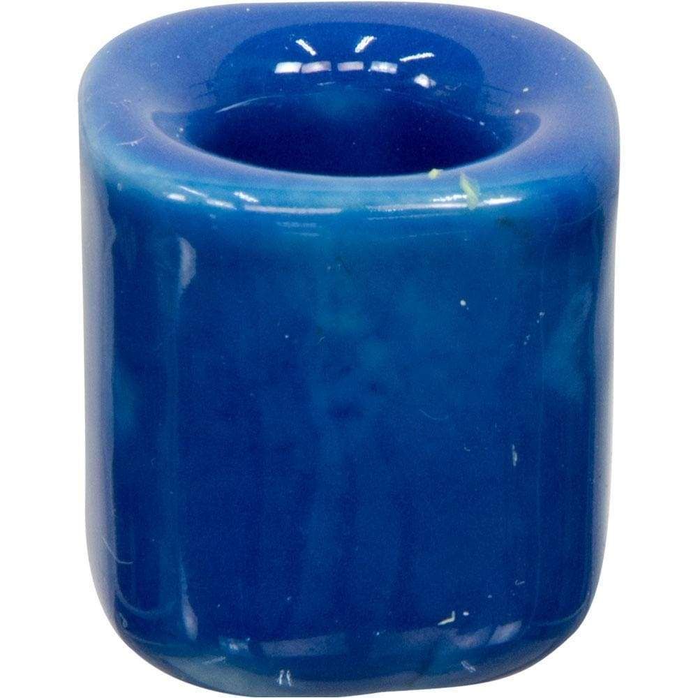 Ceramic Chime Candle Holder - Dark Blue, SKU KH-03595-D5, UPC 700317022220