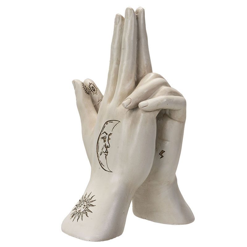 8&quot; Palmistry Hand Statue - Pointed Fingers, SKU PG-15066, UPC 700317072416