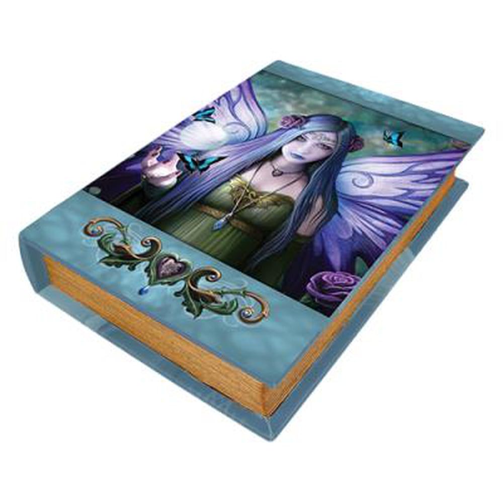 9.25&quot; Anne Stokes Mystic Aura Book Box, SKU PG-10383, UPC 700317124443