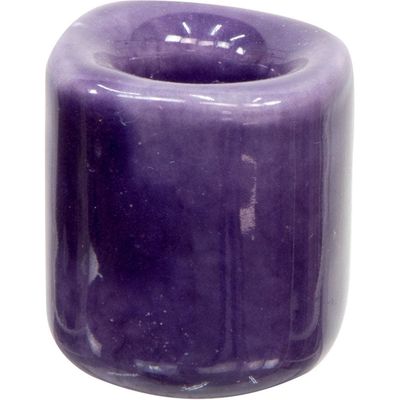 Ceramic Chime Candle Holder - Purple, SKU KH-03603-D5, UPC 700317022114
