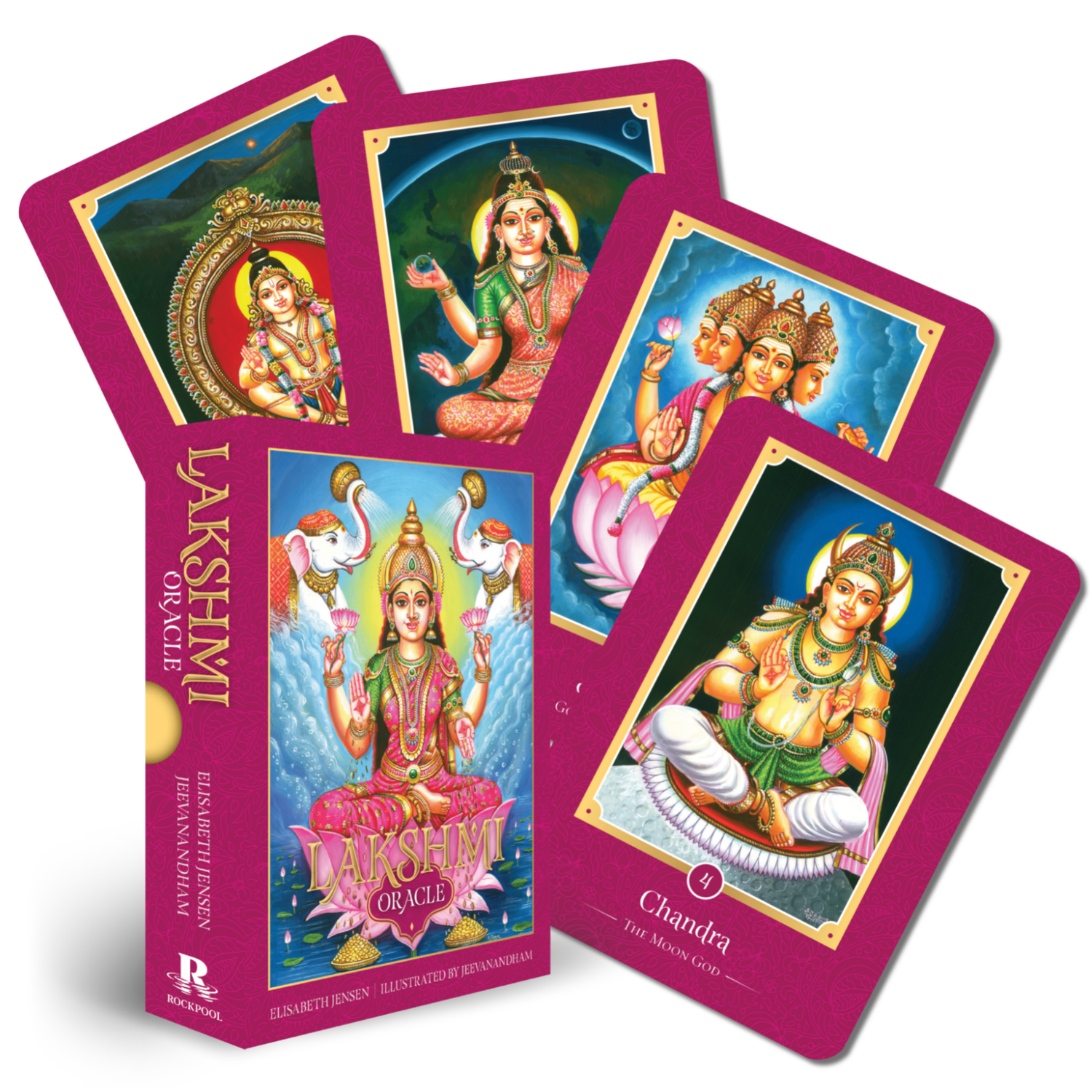 Lakshmi Blessings Oracle by Elisabeth Jensen, Jeevanandham S, SKU RP-102, UPC 700317026488
