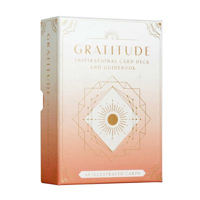 Gratitude Inspirational Card Deck and Guidebook by Caitlin Scholl, SKU SS-87, UPC 700317077145