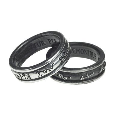 Demon Black &amp; Angel White Ring - Size 7, SKU AL-R212N, UPC 700317062899