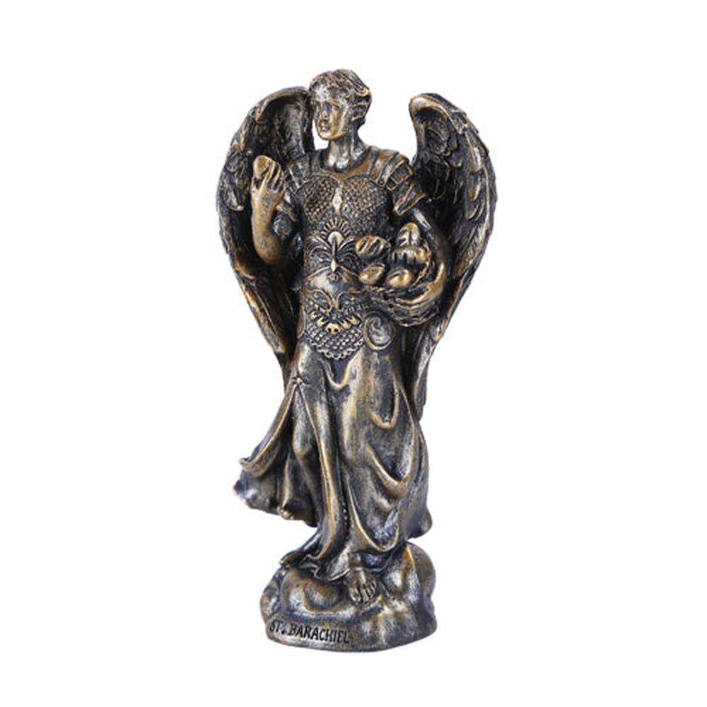 4.75&quot; Archangel Statue - Barachiel (Bronze), SKU PG-11189, UPC 700317109792