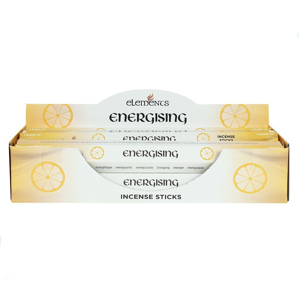Elements Incense Sticks Display - Energising (6 Packs of 20 Sticks), SKU PG-14441, UPC 700317070757