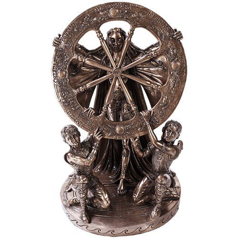 10.5&quot; Cosmic Moon Goddess Arianrhod Statue in Bronze, SKU PG-10887, UPC 6016003938978
