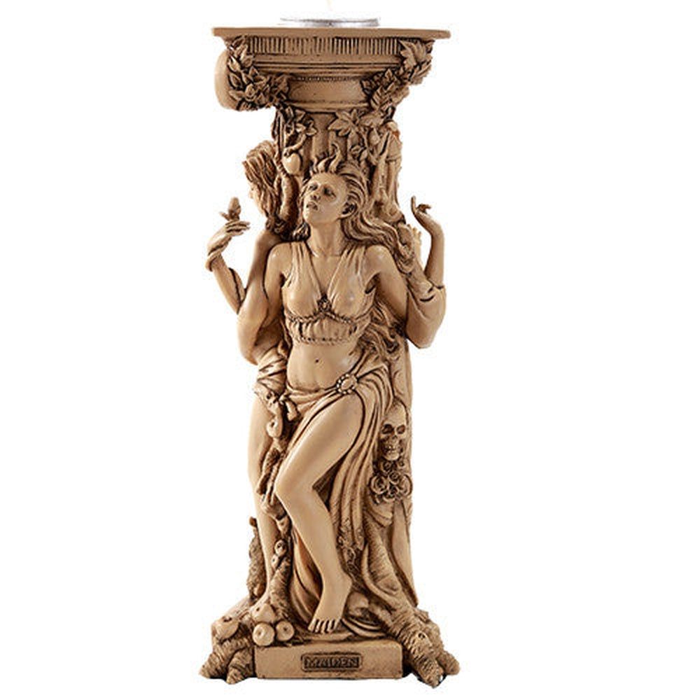 10&quot; Mother, Maiden, Crone Tealight Candle Holder, SKU PG-11494, UPC 700317058236