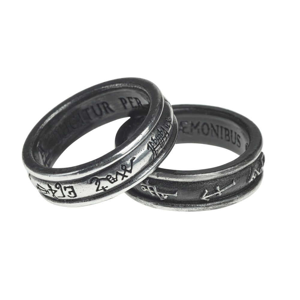 Demon Black &amp; Angel White Ring - Size 11, SKU AL-R212W, UPC 700317062929