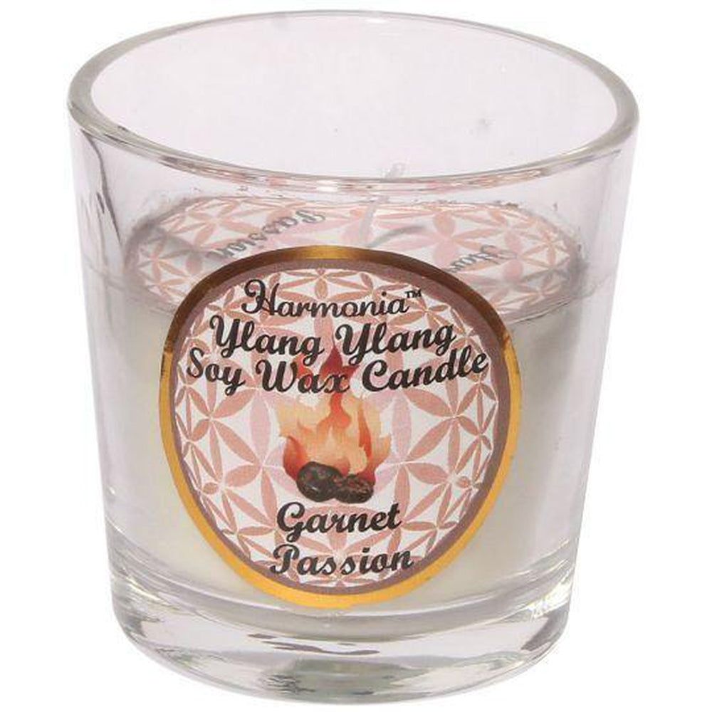 Harmonia Soy Gem Votive Candle - Passion Garnet, SKU KH-39309-1, UPC 700317121336