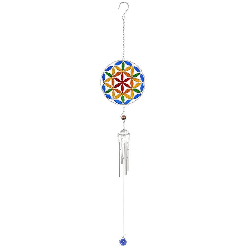 29.5&quot; Flower of Life Wind Chime, SKU PG-14492, UPC 700317059622