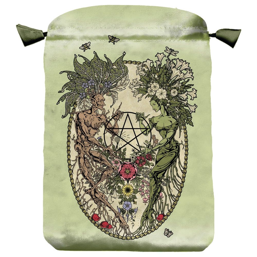 Magickal Botanical Satin Bag by Maxine Miller, SKU LW1988, UPC 700317123286