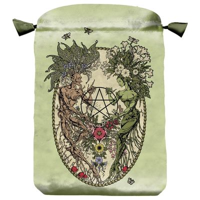 Magickal Botanical Satin Bag by Maxine Miller, SKU LW1988, UPC 700317123286