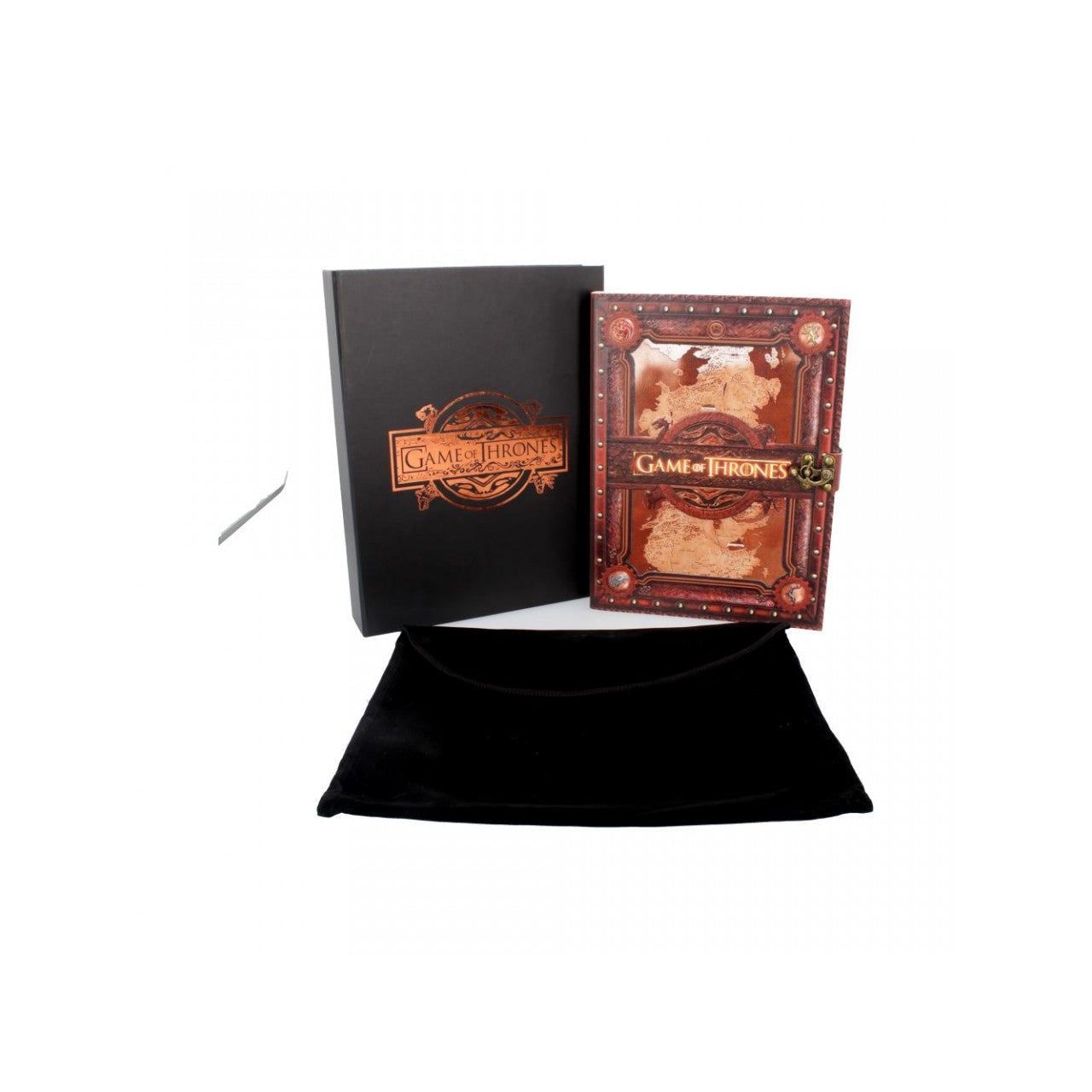 8.25&quot; x 11&quot; Game of Thrones Vegan Leather Journal - Seven Kingdoms, SKU PG-XB4445M8, UPC 7003170410…