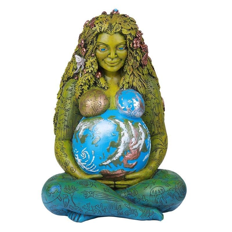 14&quot; Millennial Gaia Figurine Statue by Oberon Zell, SKU PG-13383, UPC