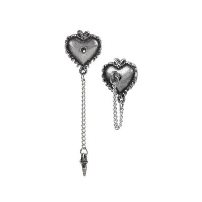 Witches Heart Studs, SKU AL-E433, UPC 700317061731