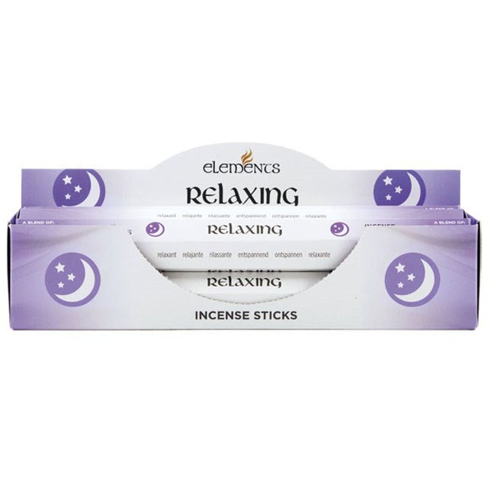 Elements Incense Sticks Display - Relaxing (6 Packs of 20 Sticks), SKU PG-14443, UPC 700317070627