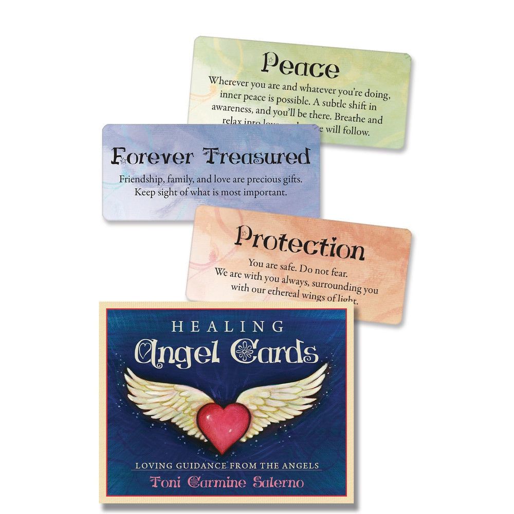 Healing Angel Cards: New Edition by Toni Carmine Salerno, SKU LW1985, UPC 700317122791