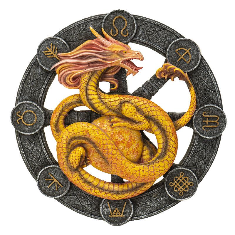 10.75 Anne Stokes Wall Plaque - Litha Dragon, SKU PG-15231, UPC 700317123507