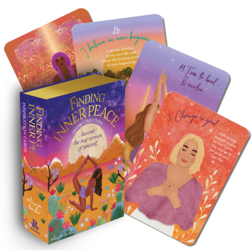 Finding Inner Peace Inspiration Cards by Olivia Burki, SKU RP-79, UPC 700317028994
