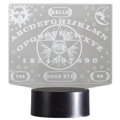 3.35&quot; Spirit Ouija Board 3D LED Light, SKU PG-14548, UPC 6016000608676