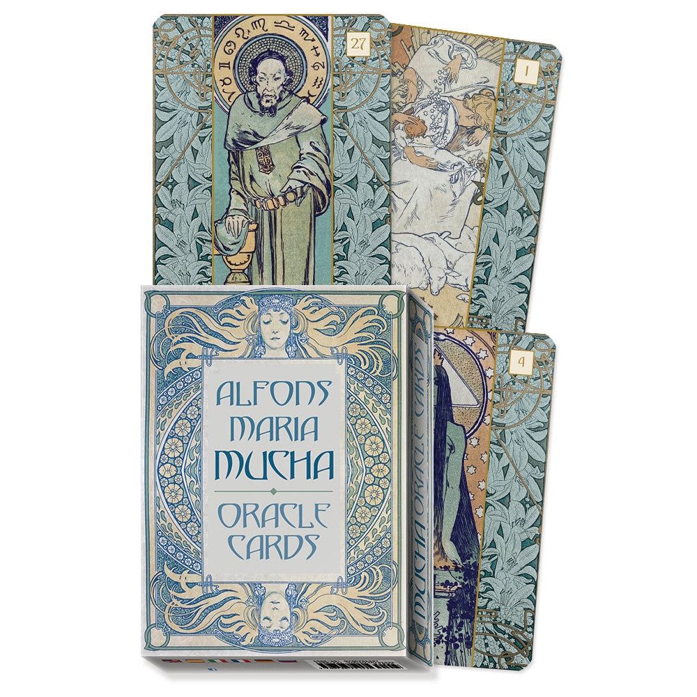 Alfons Maria Mucha Oracle Cards by Lo Scarabeo, Alfons Maria, SKU LW1969, UPC 700317117223
