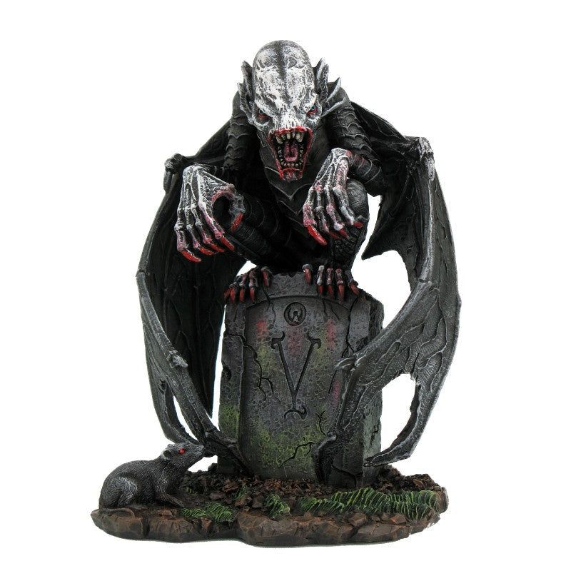 8.5&quot; Graveyard Vampire Statue, SKU PG-12732, UPC 700317023814