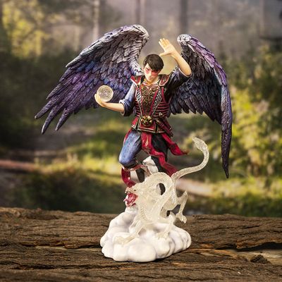 9&quot; Anne Strokes Elemental Magic Statue - Air Wizard, SKU PG-15291, UPC 700317127116