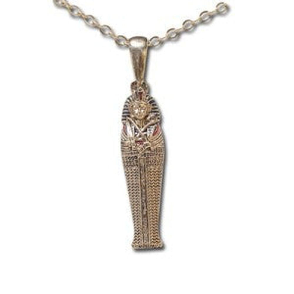 King Tut Sarcophagus Necklace, SKU PG-J210, UPC 6016011188181